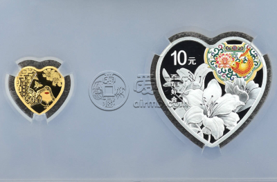 百年好合金银币价格百年好合金银套币值多少钱