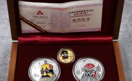 京剧脸谱第1组彩金银币价格   2010年京剧脸谱彩金银币多少钱