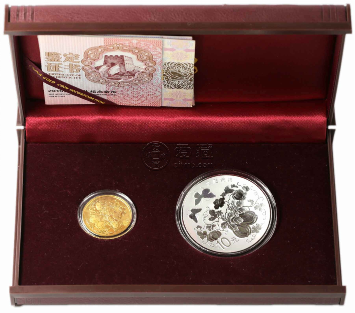 瓜瓞綿綿金銀幣價(jià)格   2015年吉祥文化瓜瓞綿綿金銀幣多少錢