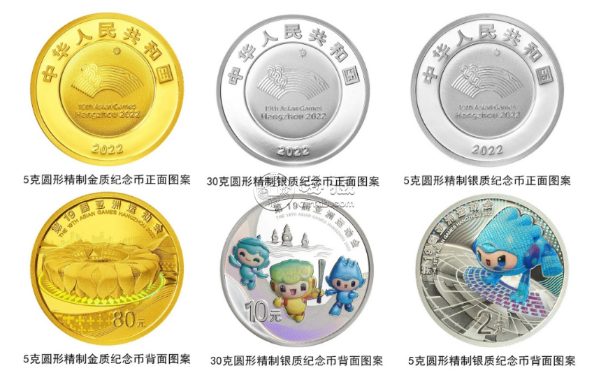 第19届亚洲运动会金币价格 2022年5克第19届亚洲运动会金币市场行情