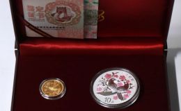 喜上眉梢金银币价格   2018年喜上眉梢金银币值多少钱