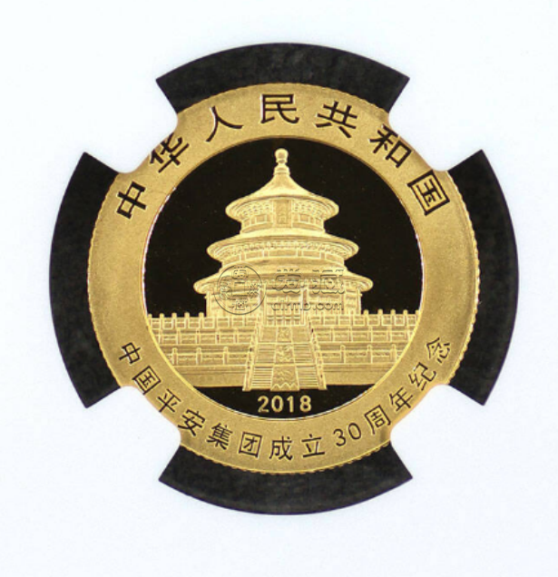 平安集团成立30周年金币价格    2018年8克平安集团金币价值
