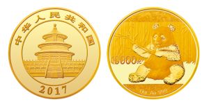 2017年熊猫金币套装现在市场价 哪里收熊猫币
