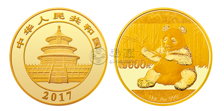 2017年熊猫金币套装现在市场价 哪里收熊猫币