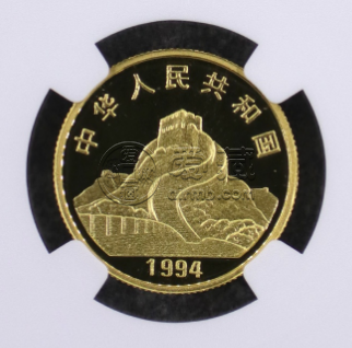 赐福观音金币价格 1994年1/4盎司赐福观音金币值多少钱