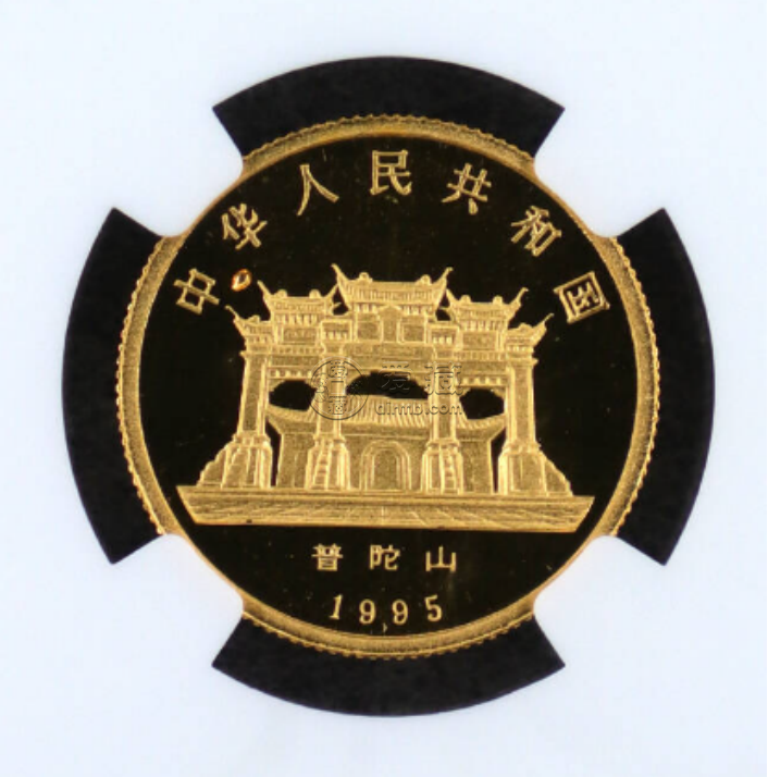 托钵观音金币价格   1995年1/4盎司托钵观音金币多少钱