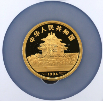 婴戏图金币价格 1994年5盎司婴戏图冬日婴戏图金币值多少钱
