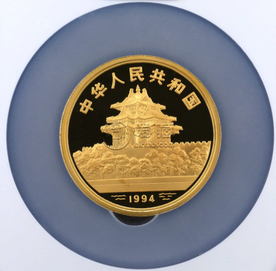 婴戏图金币价格 1994年5盎司婴戏图冬日婴戏图金币值多少钱