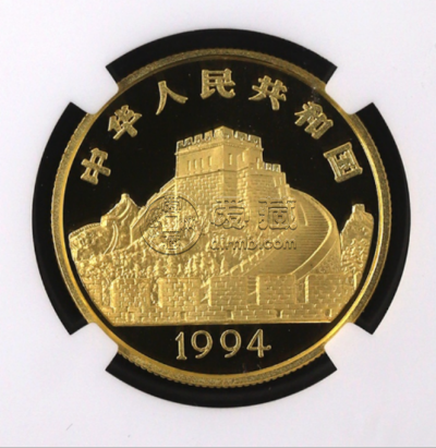 龙骨车金币价格  1994年1/2盎司龙骨车金币多少钱