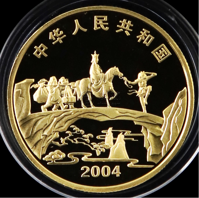 悟空拜師彩金幣價(jià)格   2004年悟空拜師彩金幣值多少錢