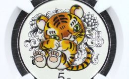 虎年彩色银币价格 2022年15克生肖虎彩银币值多少钱