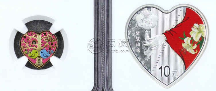 琴瑟和鸣金银币最新价格 2021年吉祥文化琴瑟和鸣金银币值多少钱