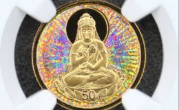 2003年观音幻彩金币价格   1/10盎司观音幻彩金币值多少钱