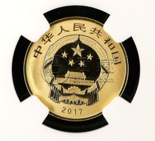 五福拱寿金币值多少钱 2017年5克吉祥文化五福拱寿金币价格