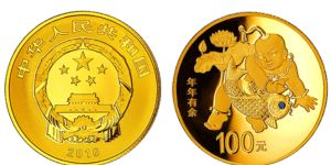 年年有余金币值多少钱 2016年8克吉祥文化年年有余金币收藏价值