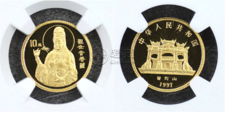 1997年观音金币价格  1997年观音金币值多少钱