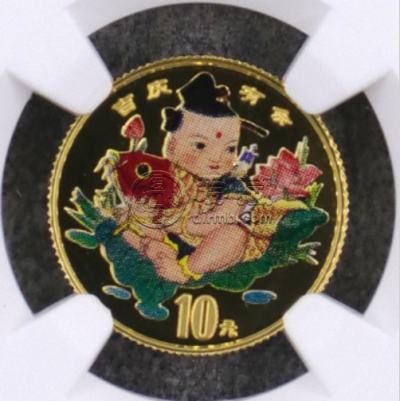 1997年吉庆有余彩金银币值多少钱   1997年吉庆有余彩金银币价格