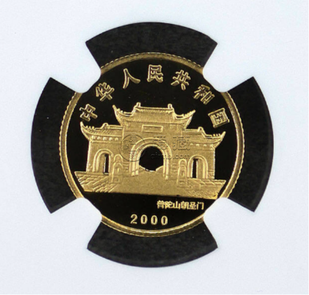 2000年觀音幻彩紀(jì)念金幣價(jià)格  2000年1/10盎司觀音幻彩金幣值多少錢