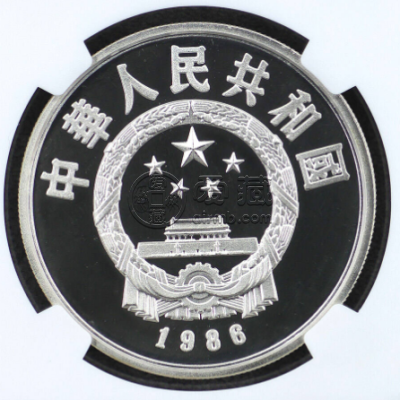 国际和平年银币价格 1986年27克国际和平年银币