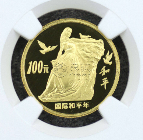 國際和平年金幣價(jià)格   1986年1/3盎司國際和平年金幣值多少錢