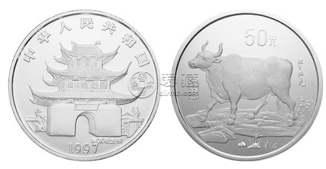 1997年5盎司银币价格 1997年5盎司生肖牛银币值多少钱