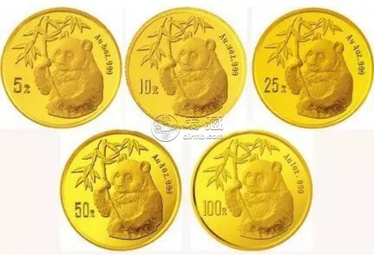 1995年熊貓金幣回收價目表   1995年熊貓金幣五枚套裝值多少錢