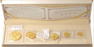 2000年熊猫金币回收价目表   2000年熊猫金币套装5枚最新价格