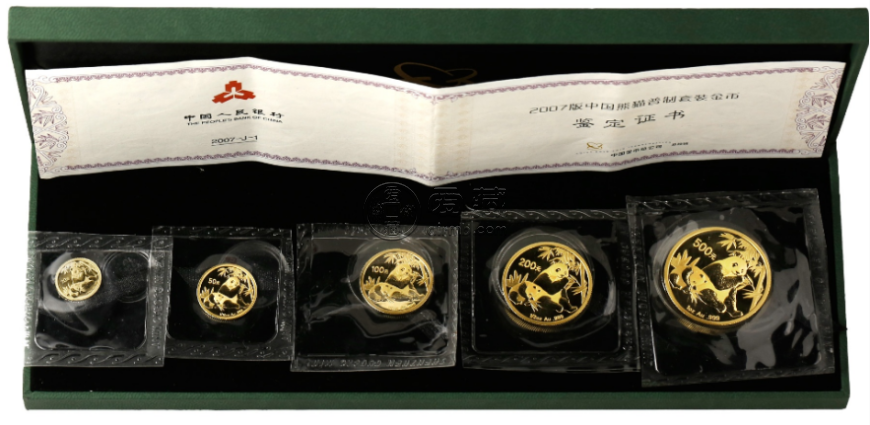 2007年熊貓金幣回收價目表   2007年熊貓金幣套裝值多少錢