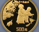 婴戏图金币价格  1994年5盎司婴戏图金币值多少钱