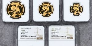 1996年熊猫金币价格  1996年熊猫金币套装值多少钱