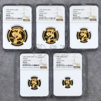 1996年熊猫金币价格  1996年熊猫金币套装值多少钱