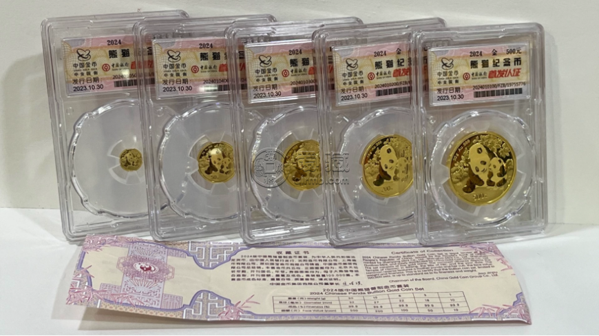 熊猫金币套装现在市场价  熊猫金币市场价格与收藏价值