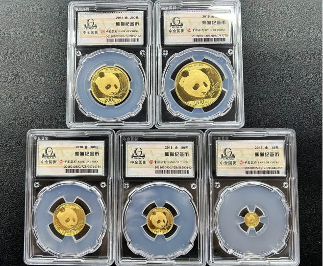 2018年熊猫金币回收价目表   2018年熊猫金币套装回收价格