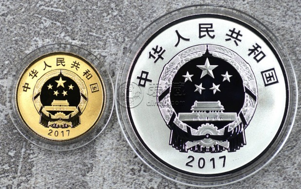 2017年內蒙古金銀幣套裝價格   內蒙古自治區成立70周年金銀幣多少錢