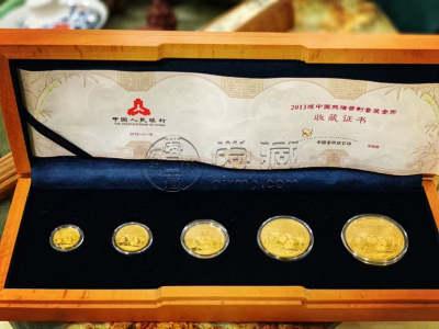 2013熊猫金币一套回收价目表   2013年熊猫金币套装价格