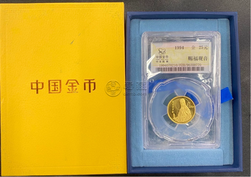 1994年1/4盎司赐福观音金币价值  1994年1/4盎司观音金币多少钱