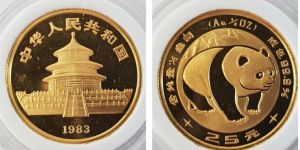 1983年熊猫金币回收价格一览