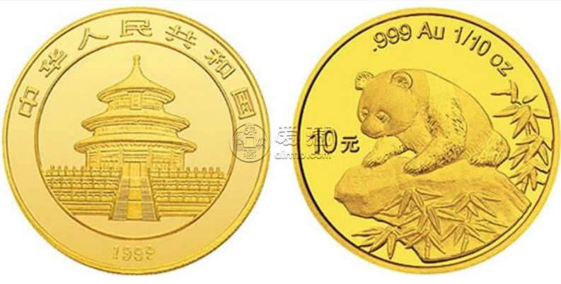 1999年熊猫金币回收价格表一览；1999年熊猫金币套装回收价