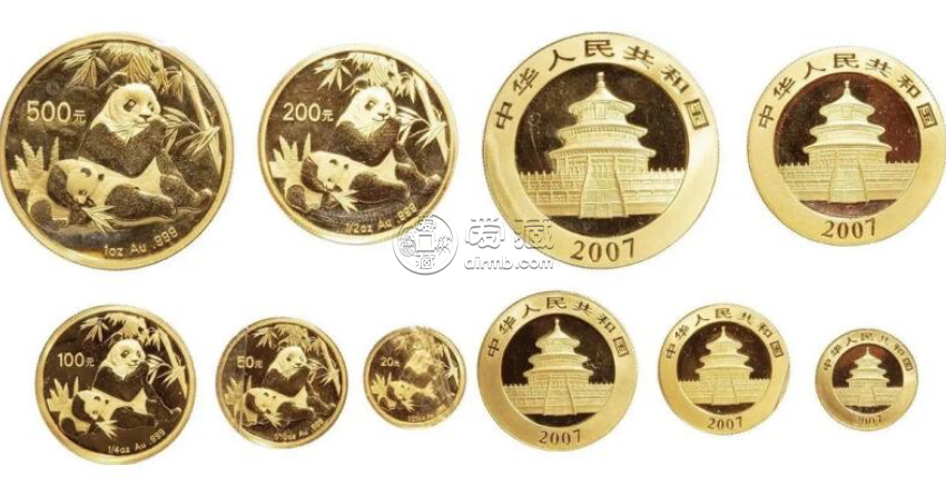 2007年熊貓金幣回收價格及收藏價值