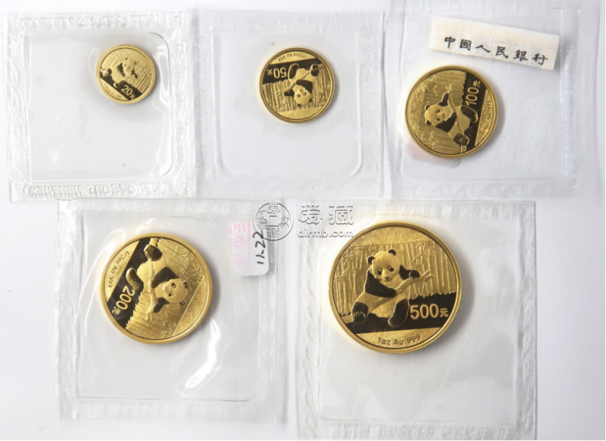 2014年中國熊貓金幣回收價目表  2014年熊貓金幣五枚套裝市場價格