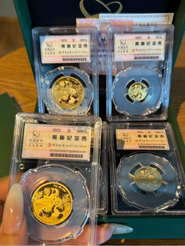 熊貓紀念幣回收價目表   金套貓最新價格