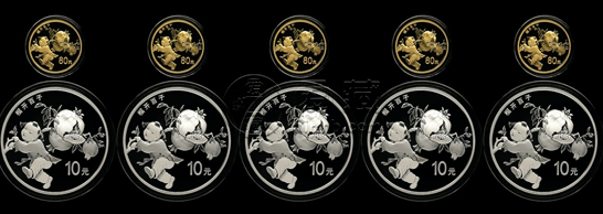 榴開百子金銀幣價格及收藏價值