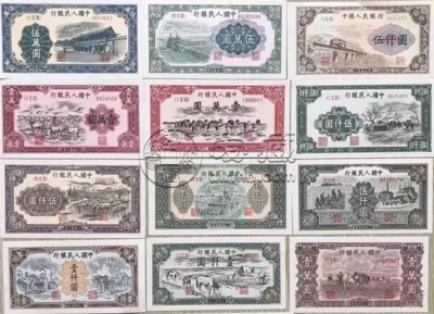 起重机500元价格  第一套人民币起重机500元市场价值