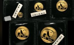 2016年熊猫金币57克套装现在市场价 2016年一套熊猫金币价格