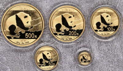 2016年熊猫金币57克套装现在市场价 2016年一套熊猫金币价格