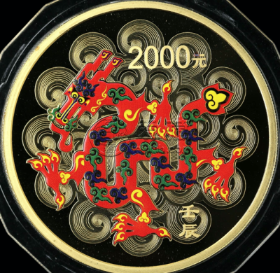 2012年龙年5盎司金币价格  2012年生肖龙金币价格