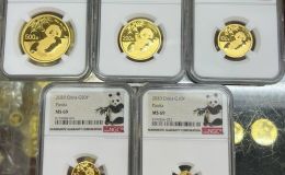 2020年熊猫金币回收价格   2020年熊猫金币五枚套装价值多少