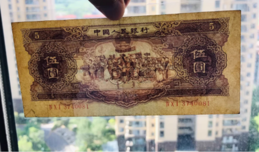 黄5元纸币值多少钱   53版黄5元最新价格