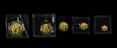 2005年熊猫金币价格   2005年熊猫金币五枚套装价值