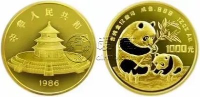 1986年熊猫金币价格 1986年熊猫金币具体报价